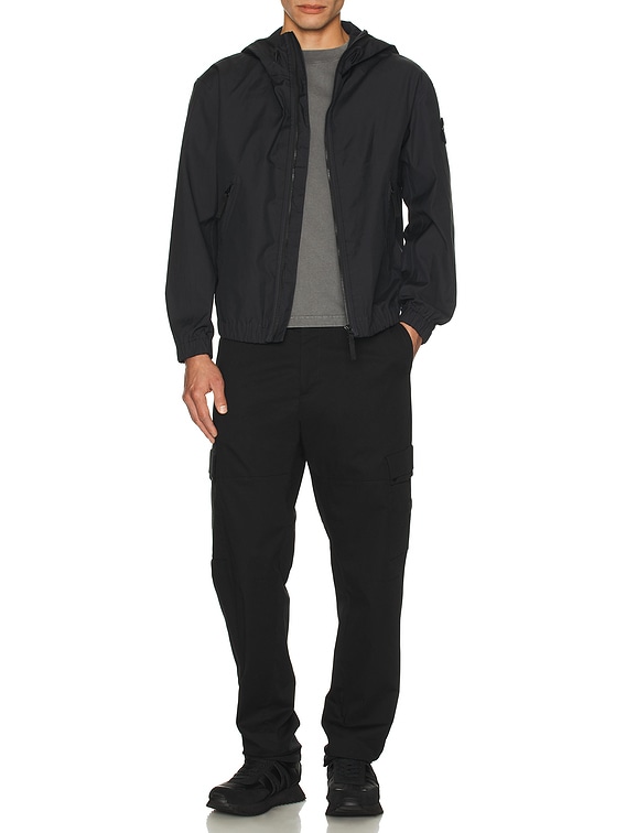 Stone Island Windbreaker Jacket in Navy Blue | FWRD
