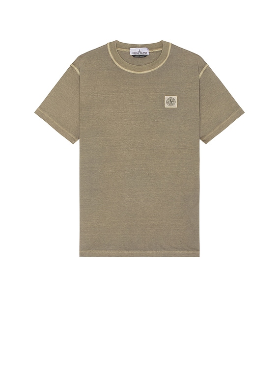 Stone ▼Garment Dyed Tee▼Tシャツ Stone Island Garment Dyed T-Shirt in Walnut | FWRD