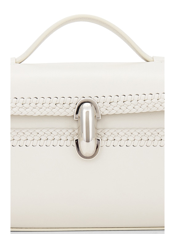 Savette The Symmetry Pochette Bag in Ivory | FWRD