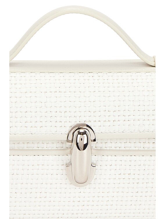 Savette Slim Symmetry Pochette Bag in Ivory | FWRD