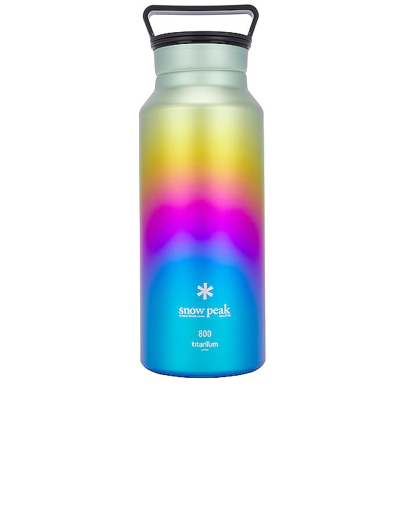 Snow Peak Titanium Aurora 800 Bottle in Rainbow | FWRD