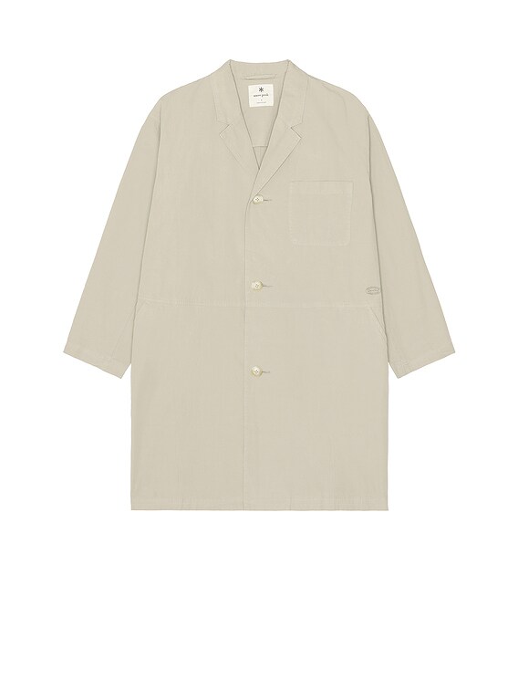 海外ブランド  Coat Cotton Recycled Natural-Dyed Peak Snow in FWRD | Beige アウトドア寝具