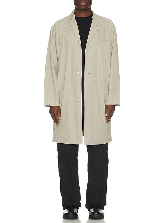 Snow Peak Natural-Dyed Recycled Cotton Coat in Beige | FWRD