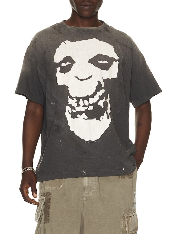SAINT Mxxxxxx Always Lovex Bape Short Sleeve Tee in Black | FWRD
