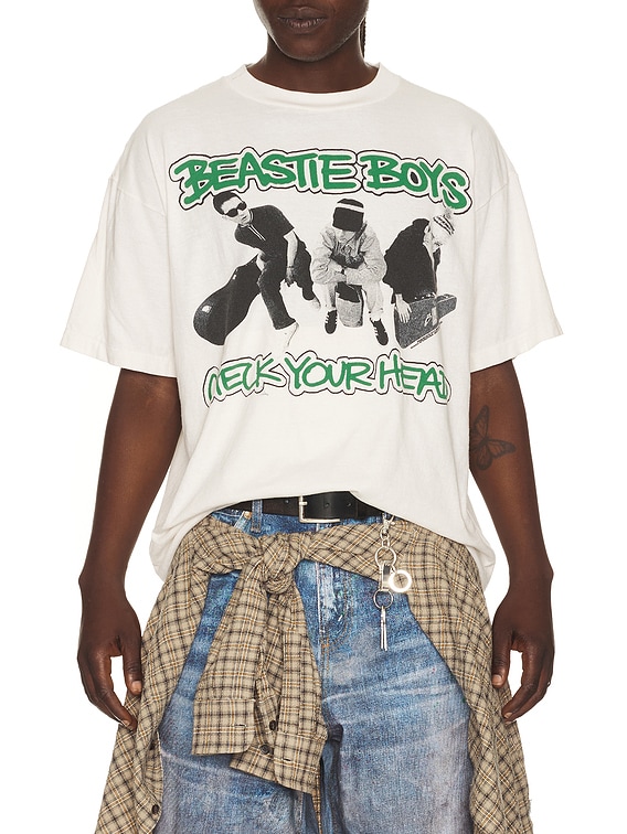 SAINT Mxxxxxx Beastieboys Btb Short Sleeve Tee in White | FWRD