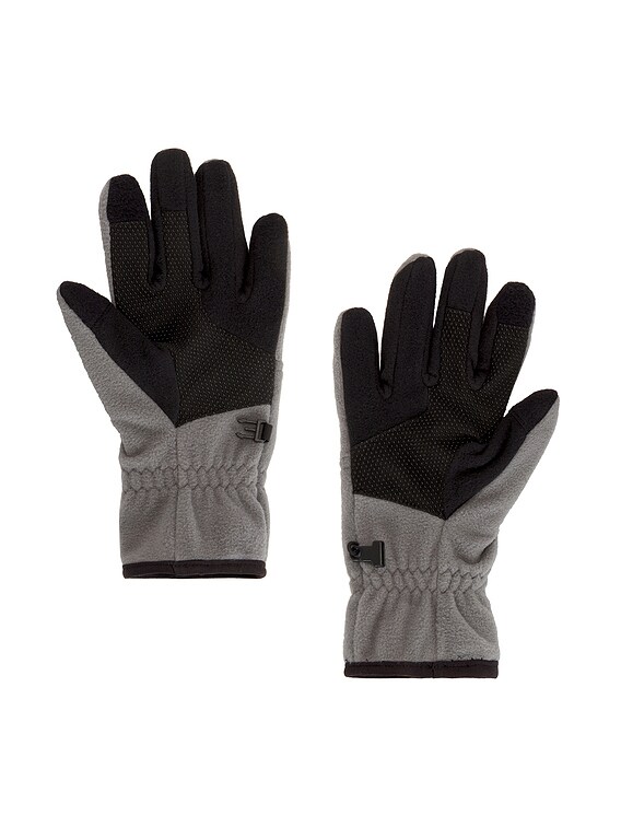 The North Face Etip Heavyweight Fleece Gloves in Smoked Pearl | FWRD
