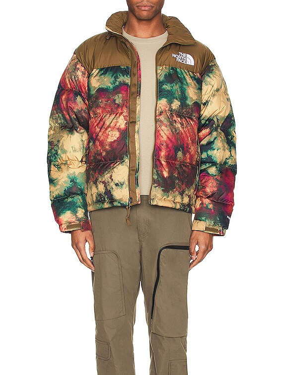 The North Face 1996 Retro Nuptse Jacket in Antelope Tan Ice Dye