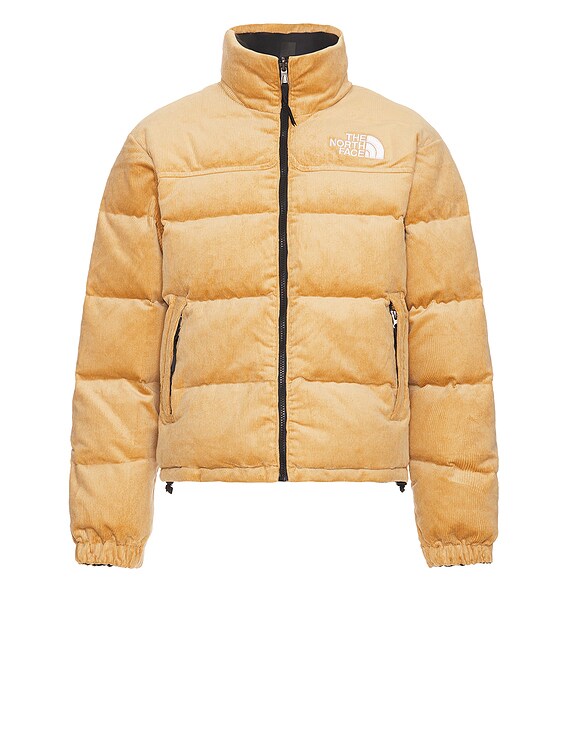 The North Face 92 Reversible Nuptse Jacket in Almond Butter & Tnf 