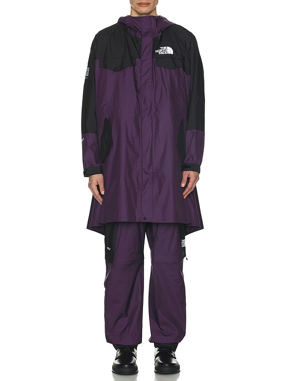 The North Face Soukuu Hike Packable Fishtail Shell Parka in Tnf Black &  Purple Pennat | FWRD