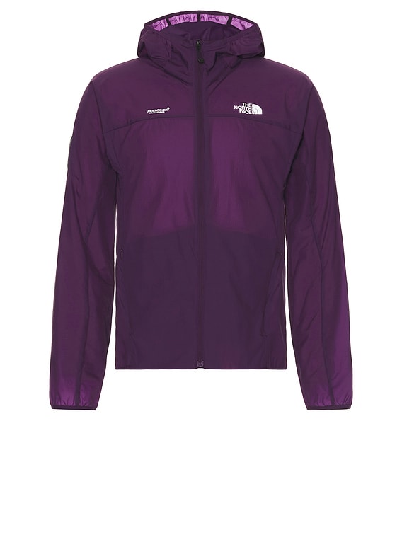 dark purple north face jacket