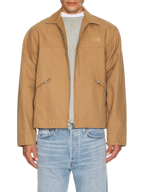 The North Face Cedar Canvas Work Jacket in Utility Brown | FWRD