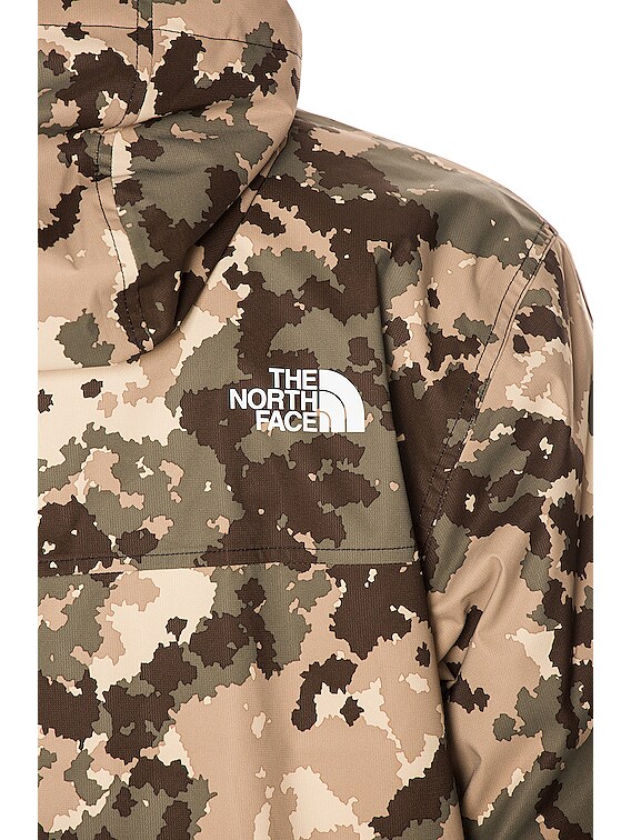 The North Face Millerton Jacket in Burnt Olive Green Digi Topo