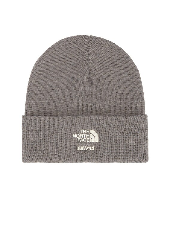 The North Face x SKIMS Beanie in SK Gunmetal | FWRD display picture 2