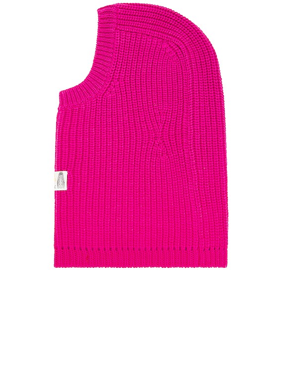 TAKAHIROMIYASHITA The Soloist Aran Pattern Balaclava in Pink | FWRD