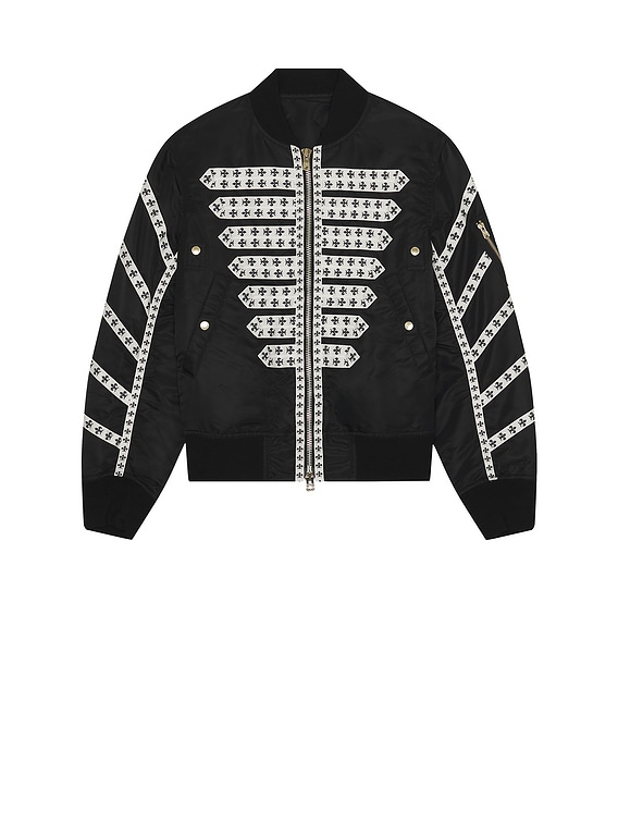 TAKAHIROMIYASHITA The Soloist Brit Bomber Jacket in Black | FWRD