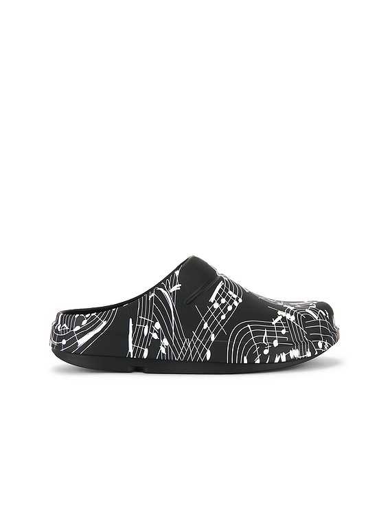 TAKAHIROMIYASHITA The Soloist x OFFOS Music Note Clog in Black | FWRD