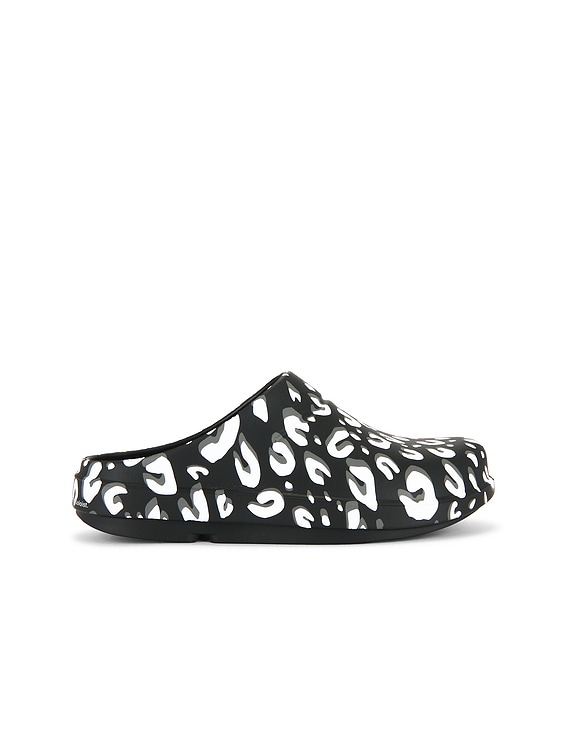 TAKAHIROMIYASHITA The Soloist x OFFOS Leopard Clog in Black | FWRD