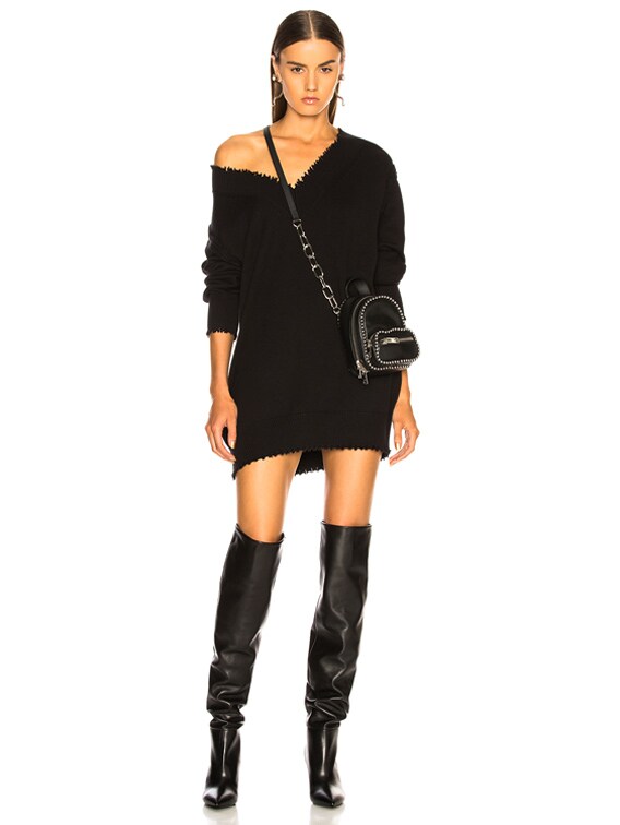 Alexander Wang V-neck dress shops in Blacknero