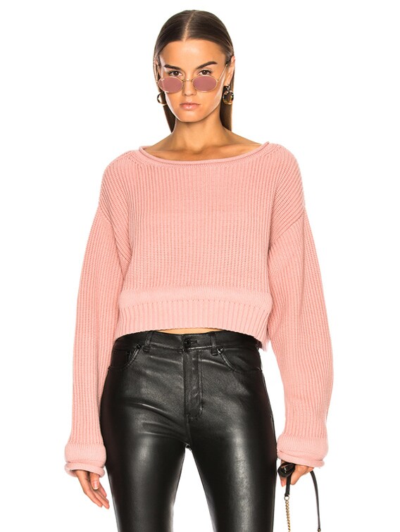 wide neck sweater