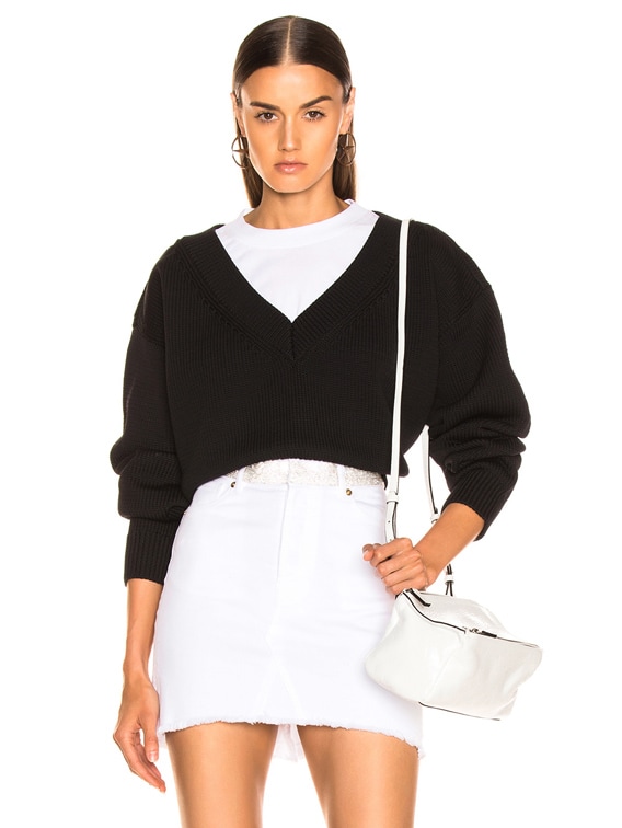 Alexander Wang Mix Media Crewneck 