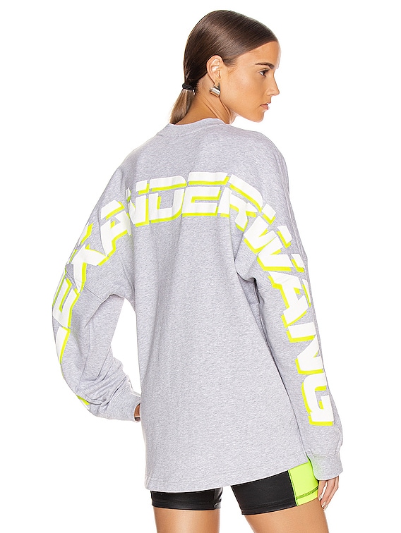 alexander wang logo sweatshirt