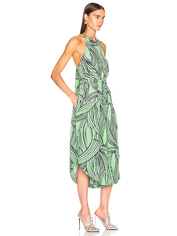 tibi green jumpsuit