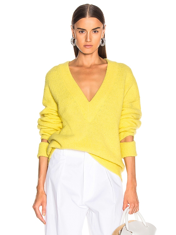 Tibi hot sale yellow sweater