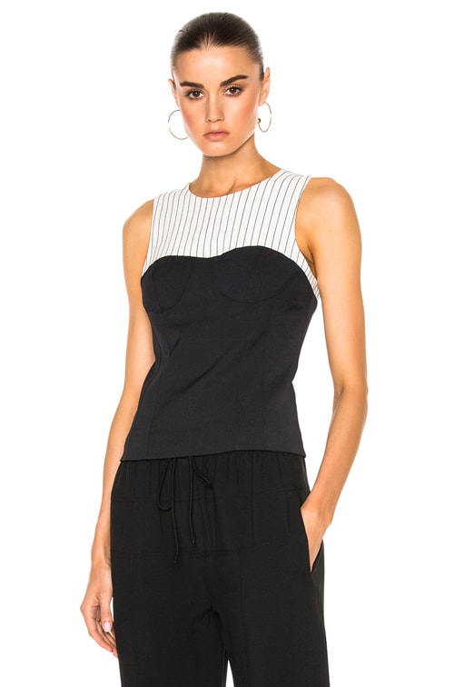 tibi corset top