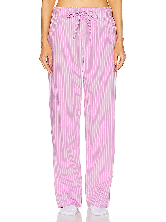 Womens Pink Stripe Pants
