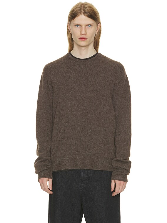 The Row Varly Top Sweater in Dark Sand | FWRD