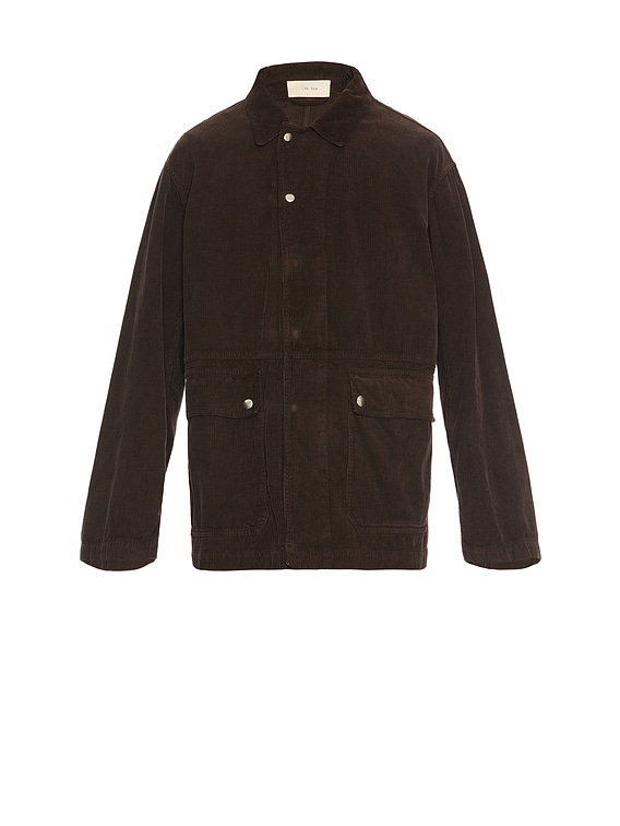 The Row Frank Jacket in Dark Coffee | FWRD
