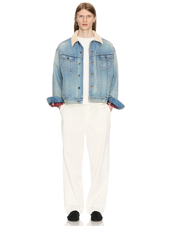 The Row Joret Jacket in Light Indigo | FWRD