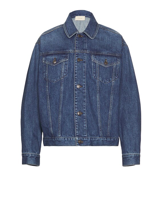 The Row Seb Denim Jacket in Washed Blue | FWRD