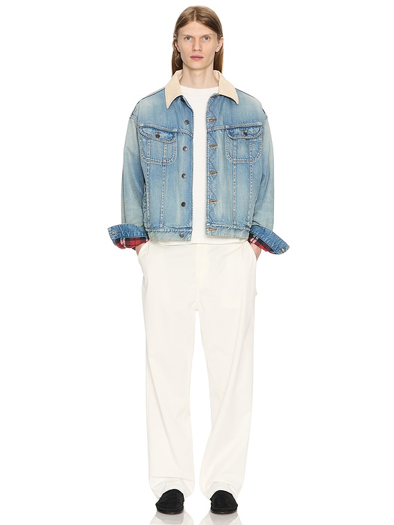 パンツ 25ss THE ROW Cotton and cashmere sankuro pants 981W3670WHT The Row Sankuro Pant in White | FWRD