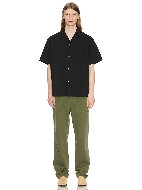 【The Row】ザ ロウ 2025ss valerio パンツ グリーン Valerio Pant Green in Cotton – The Row
