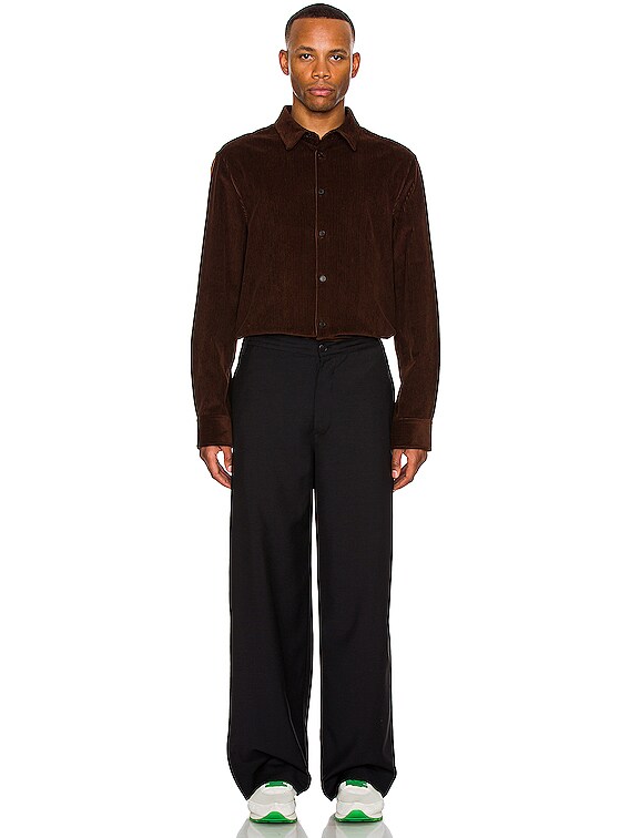 The Row Beto Shirt in Dark Chocolate | FWRD