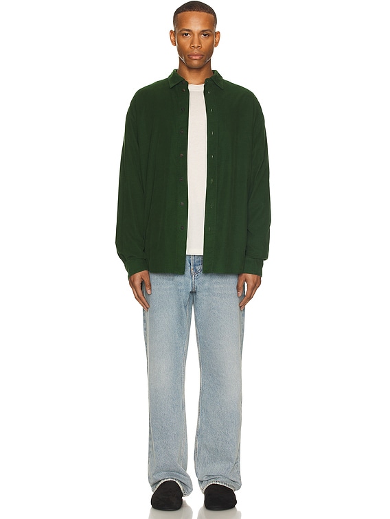 The Row Penn Shirt in Pine Green | FWRD