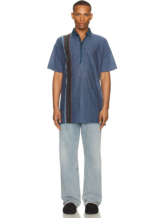 The Row Eddie Top in Blue Shade | FWRD