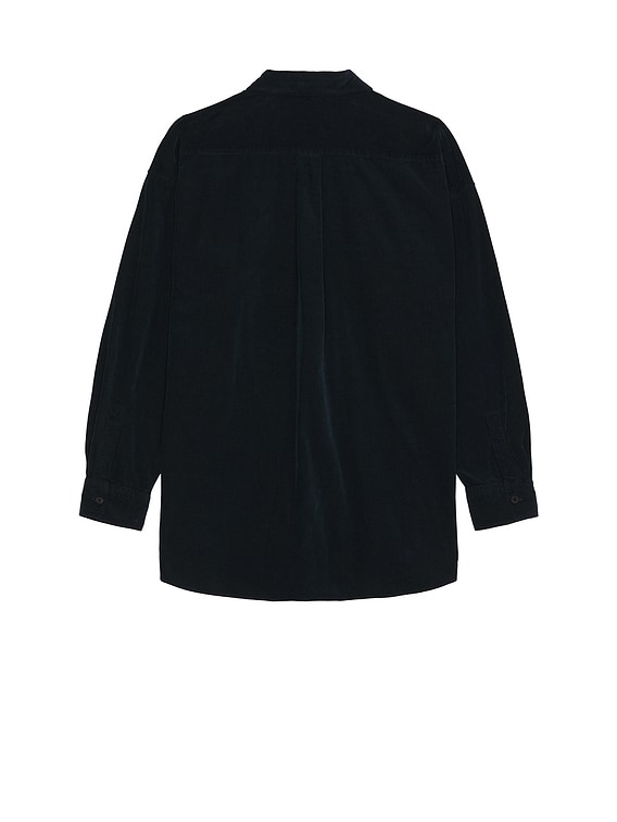 The Row Lancaster Long Sleeve Shirt in Dark Blue | FWRD