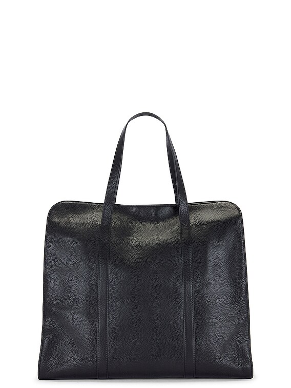 人気 【THE ROW】 Ben leather tote bag レザー製 ユニセックス Ben leather tote bag in black - The Row | Mytheresa