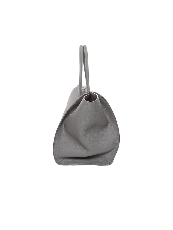 ★注目の逸品★新作【THE ROW】『Marlo』grey leather tote bag Marlo leather tote bag in grey - The Row | Mytheresa
