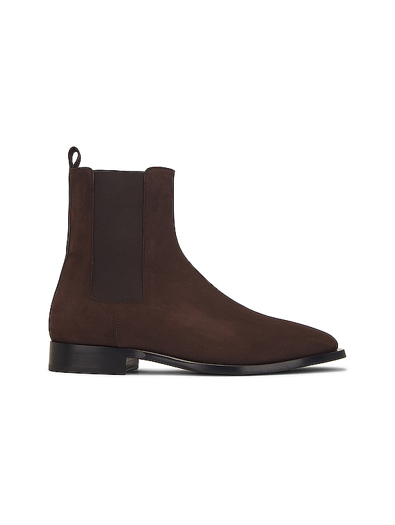the row grunge boot ブラウン 40 The Row Grunge Boot in Espresso | FWRD