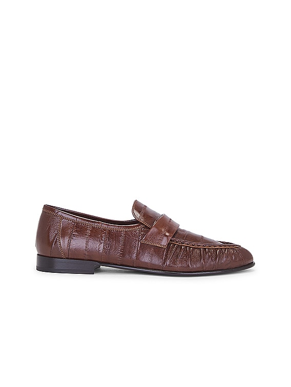 The Row Soft Loafer in Light Brown | FWRD