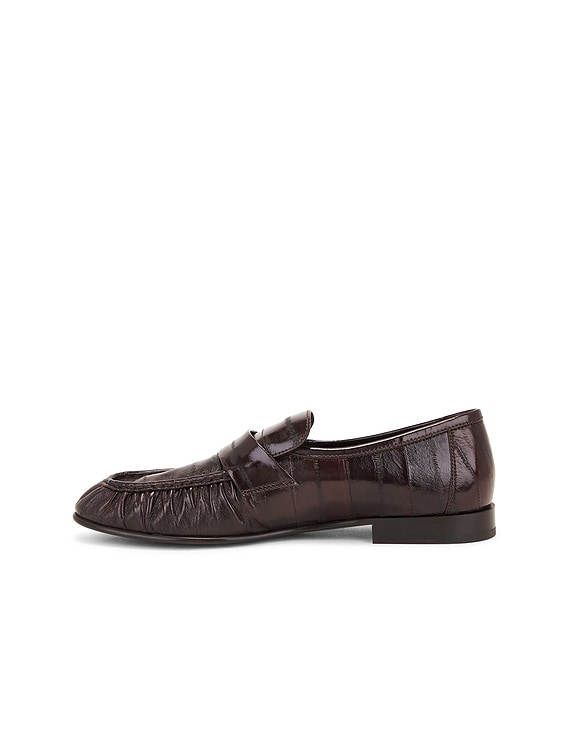 The Row Soft Loafer in Brown | FWRD