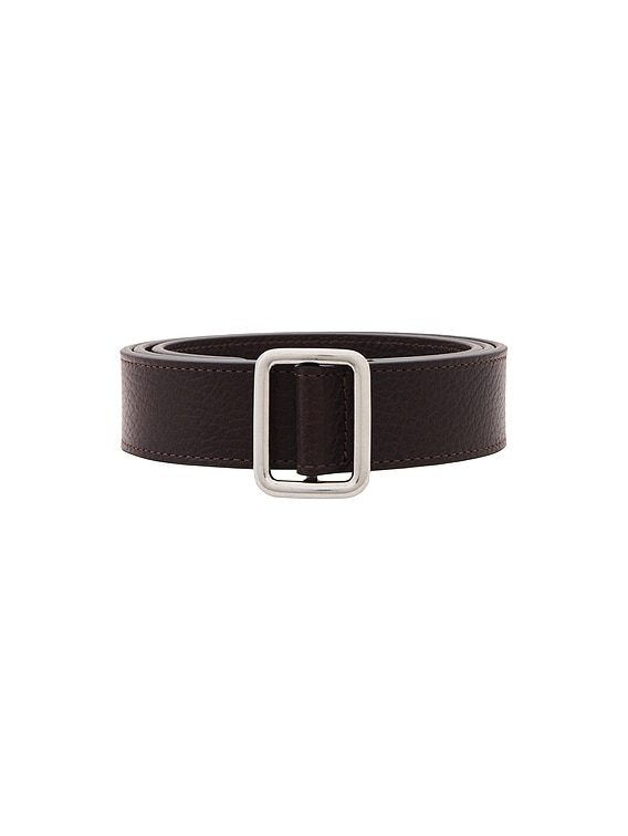 The Row Jin Belt in Dark Brown ANS | FWRD