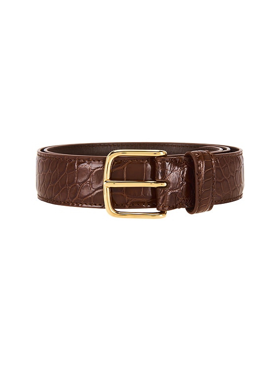 【送料&関税込】The Row Classic Belt Classic レザーベルト ブラック – The Row