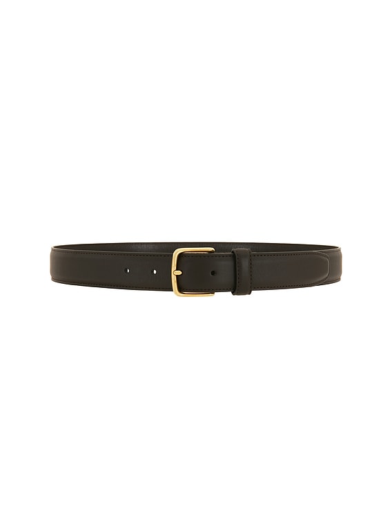 The Row Classic Belt in Dark Brown ANG | FWRD