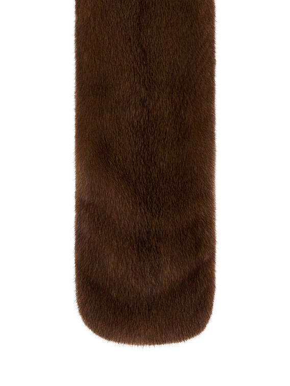 The Row Holly Mink Scarf in Tawny | FWRD