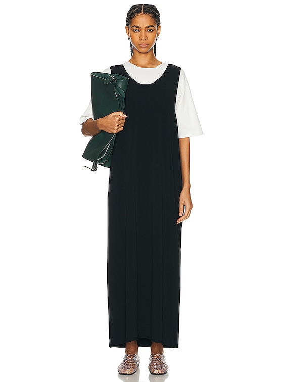 The Row Agla Dress in Black | FWRD