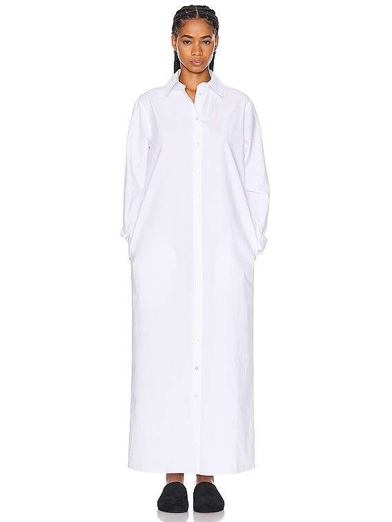 The Row Izumi Dress in OFF WHITE | FWRD